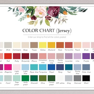 COLOR SWATCHES-JERSEY, Bridesmaid Dress, Infinity Dress, Convertible Dress Bridesmaid, Maternity Dress Photo Shoot, Dress for Wedding Guest image 1