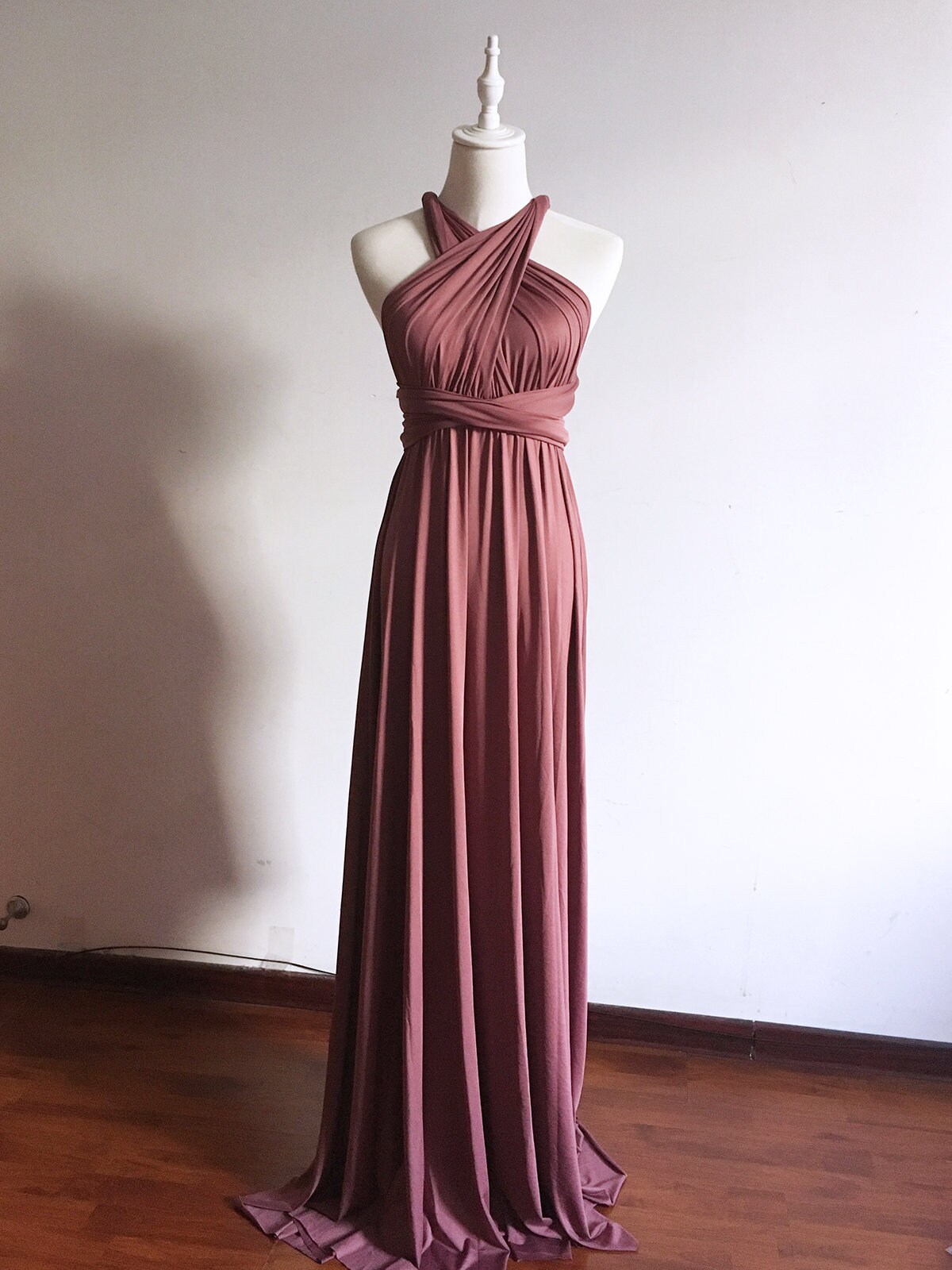 Long/short Rosewood Bridesmaid Dress Infinity Dress Maternity | Etsy