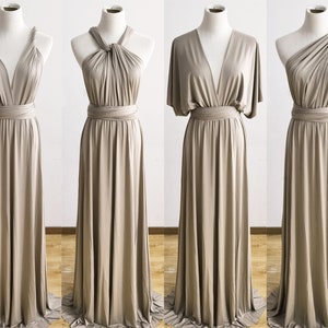 MINK Infinity Dress, Bridesmaid Dress, Multi-way Bridesmaid Dress, Maxi Dress for Women Wedding Guest Summer, Party Dress, Evening Dress