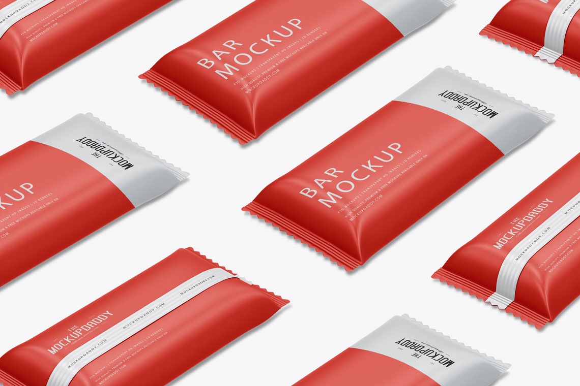 Energy Bar Wrapper Mockup Etsy