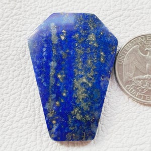 Natuurlijke lapis lazuli-kistvorm 42 x 30 x 6 mm losse edelsteen, kristallen kist, handgemaakte steen, groothandel labradoriet voor het maken van sieraden