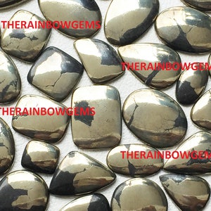 Pyriet cabochon, natuurlijke pyriet edelsteen, groothandel bulkpartij, pyriet losse steen, zilveren sieraden groothandel leveringen maken