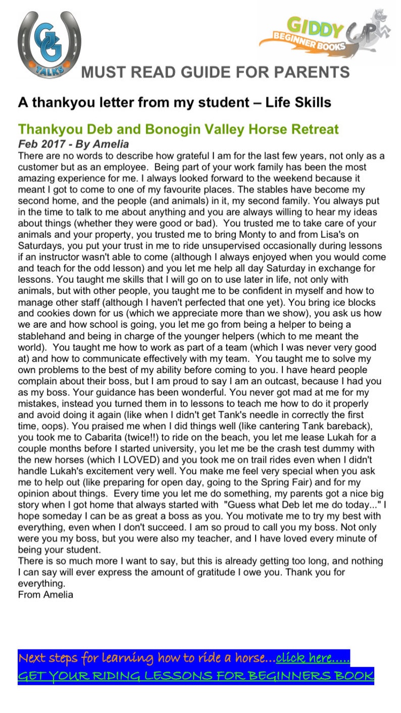 How to Ride A Horse Horse Riding Lessons for Beginners Workbook, Horse