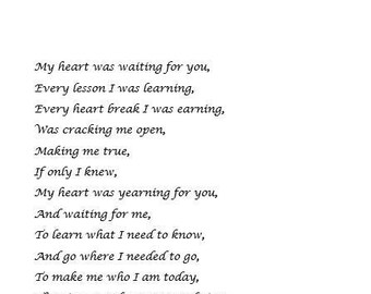 Personalized Name Poem Custom Made Poems Everytime - Etsy