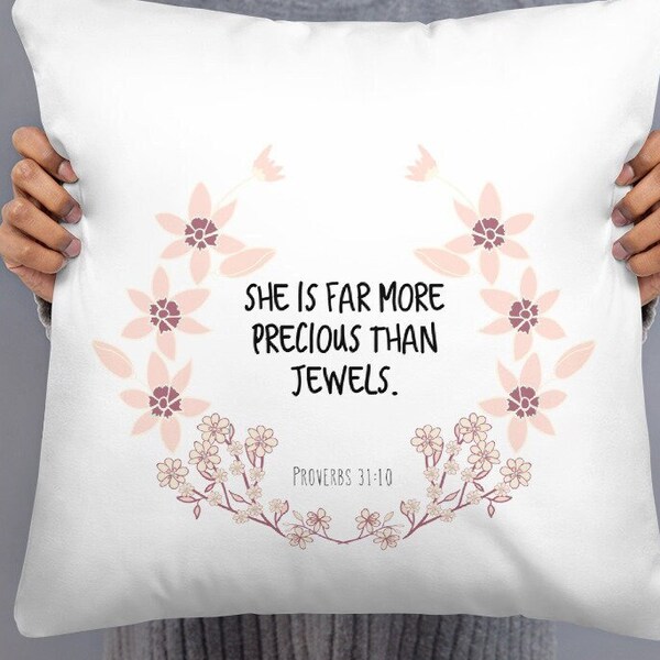 Bible Verse Pillow Etsy UK