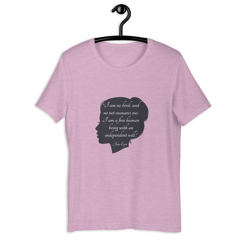 I Am No Bird Tshirt Jane Eyre Quote Shirt Literary Gift Etsy UK