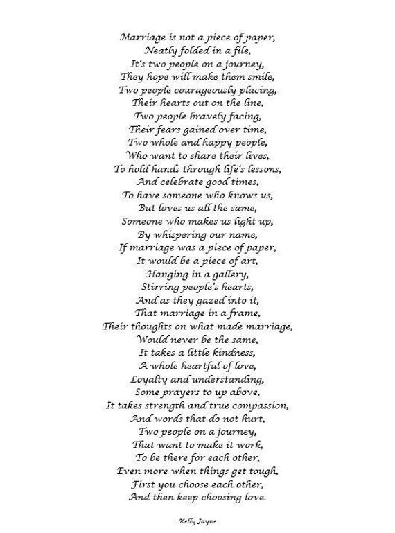 Original Wedding Poem Unique Wedding Reading Wedding Day Poems Poetry For A Wedding Love Poem For Wedding Personalised Wedding Poem