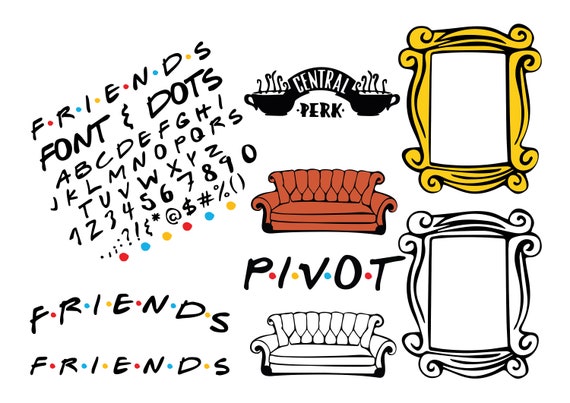 Free Free 336 Friends Font With Dots Svg SVG PNG EPS DXF File