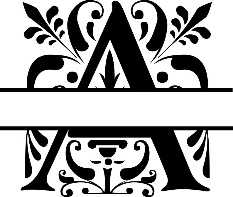 Download REGAL SPLIT LETTERS Svg Regal Font Svg Split Monogram Svg ...