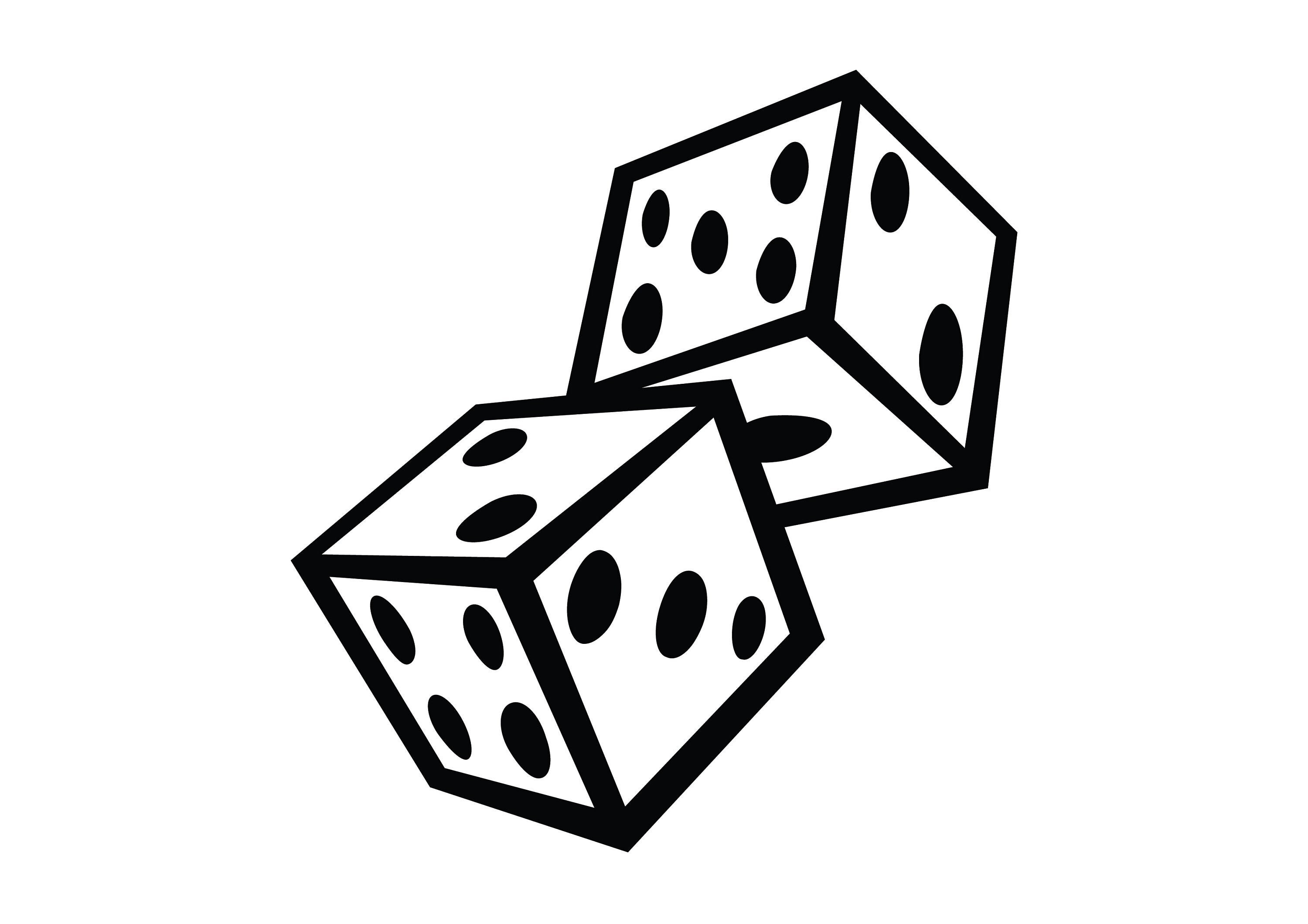 DICE SVG Dice Clipart Two Dice Svg Game SVG Descargas Etsy