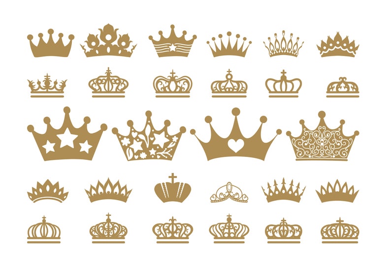 Download Clip Art Princess Tiara Princess Svg Queen Crown Svg Crown Clipart King Crown Crown Silhouette Crown Svg Bundle Crown Svg Cutting File Art Collectibles