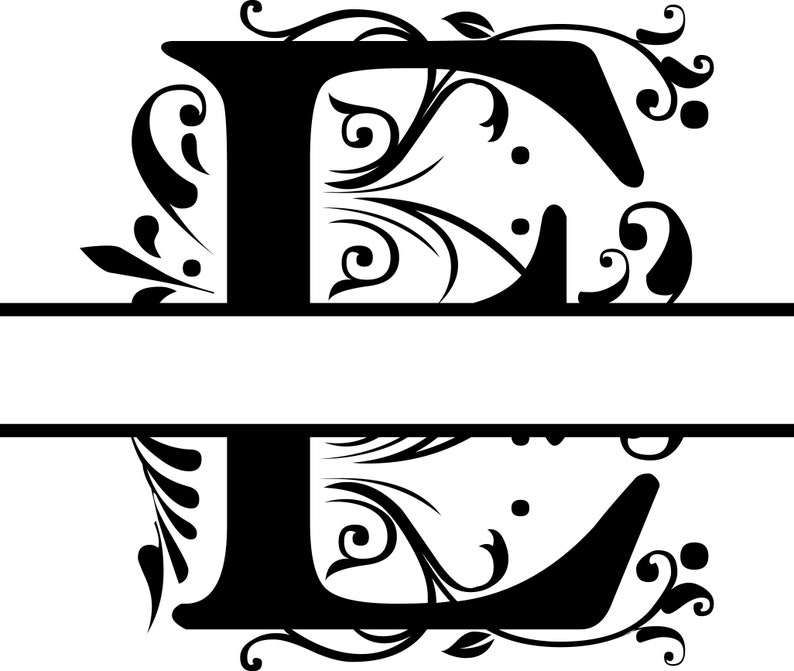 Download REGAL SPLIT LETTERS Svg Regal Font Svg Split Monogram Svg ...