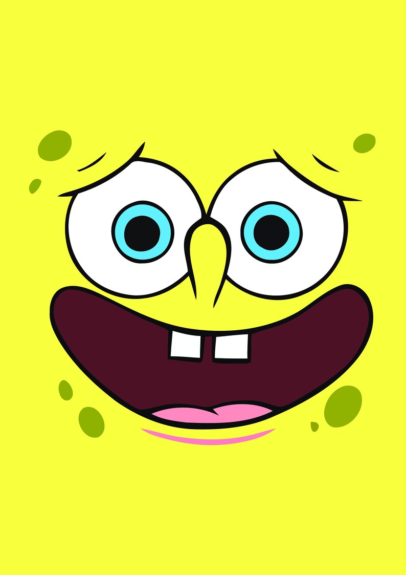 Printable Spongebob Face Printable Word Searches