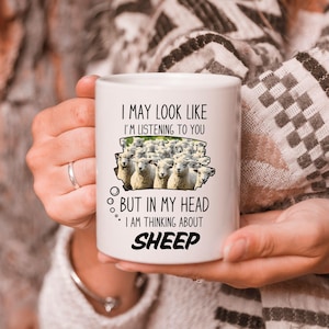 Personalised Sheep Lover Mug - Hilarious Custom Gift for Sheep Lovers, Sheep Lover Gift, Funny Sheep Mug, Custom Name Mug Gift, Farm Animals
