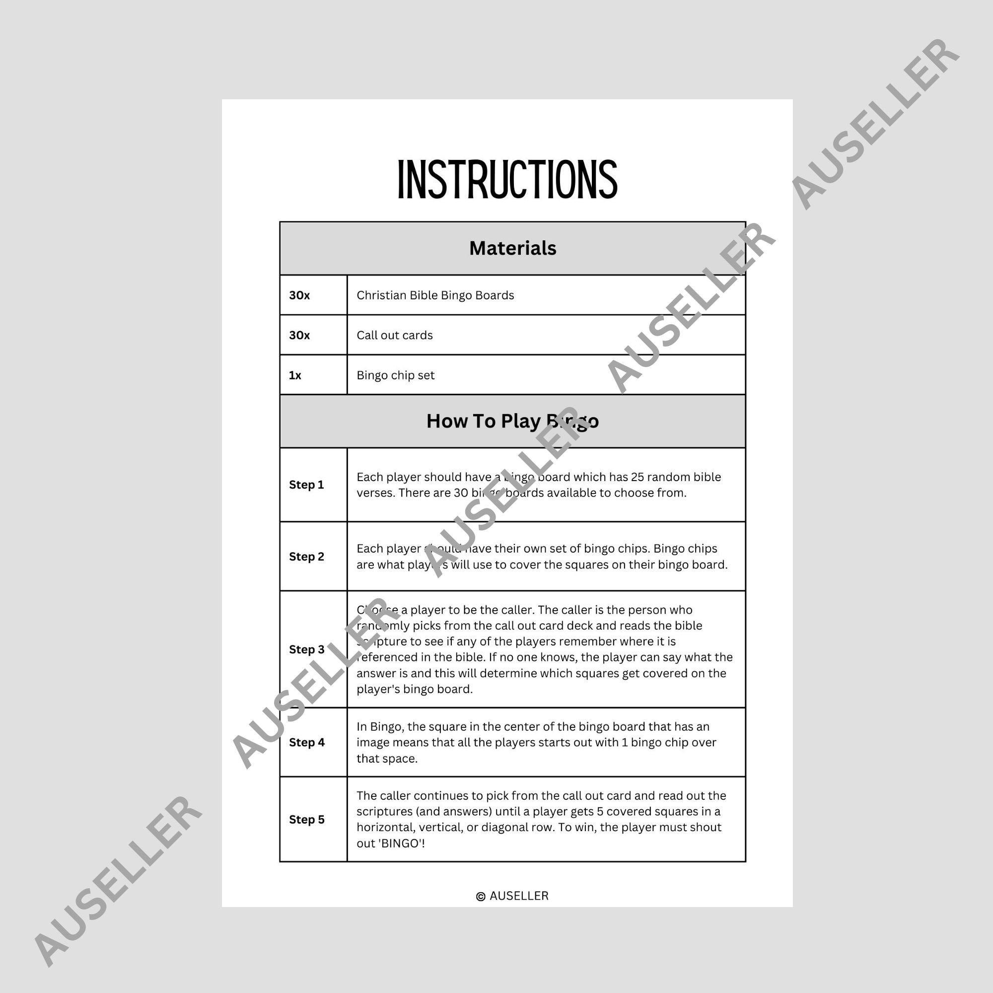 Christian Bingo Bible Games Christianity Print Christian Bible Verse