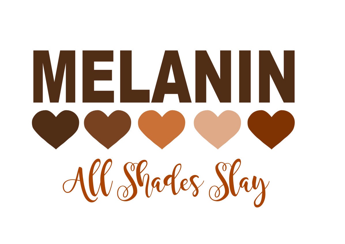 Melanin SVG | Etsy