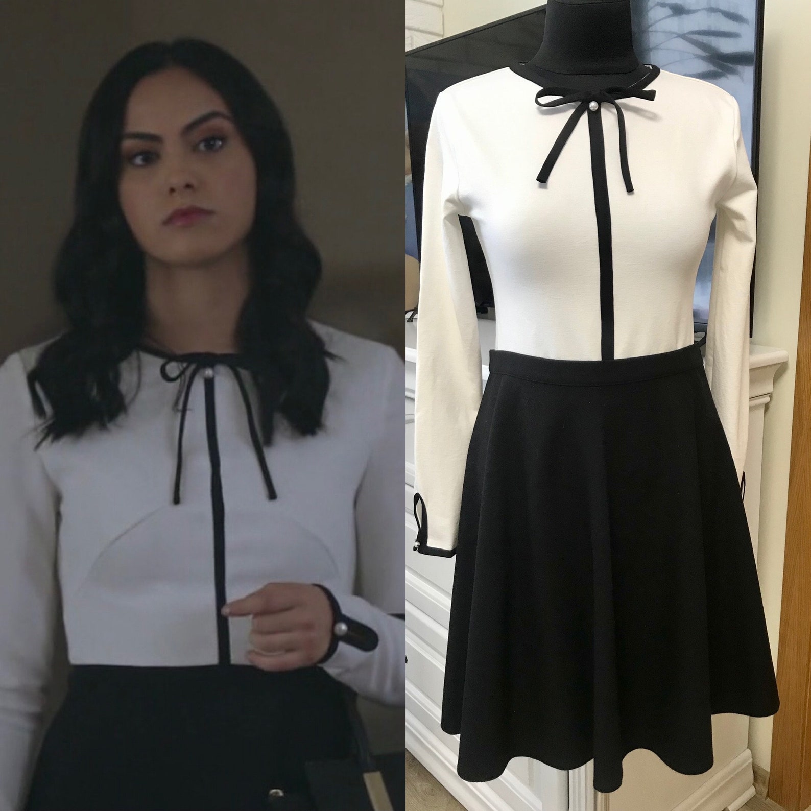 Riverdale Costume Veronica Lodge Costume Skirt And Blouse Etsy
