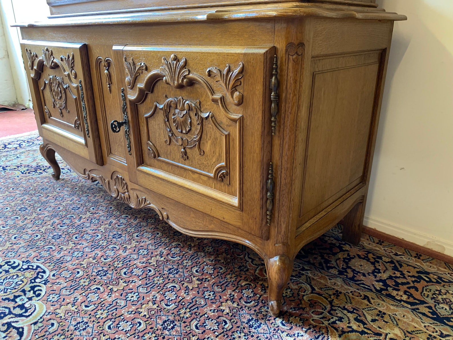 Fantastic French Antique Carved Oak Etsy