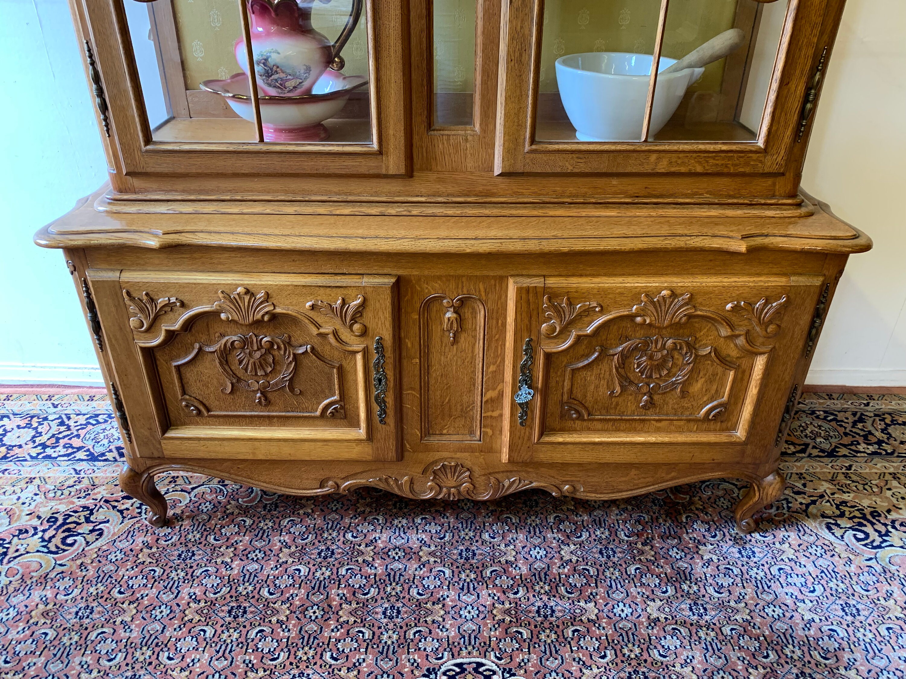 Fantastic French Antique Carved Oak Etsy