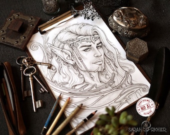 Glanduil Faebruary 2021 PDF Coloring page by Sarah Richter