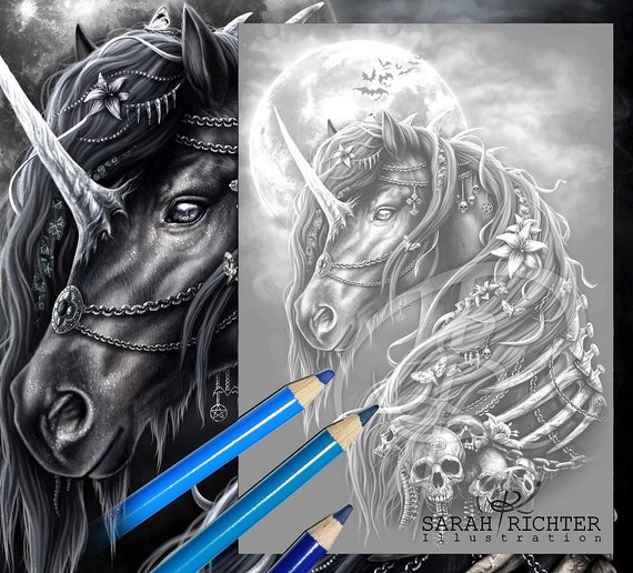80 Collections Evil Unicorn Coloring Pages  Latest