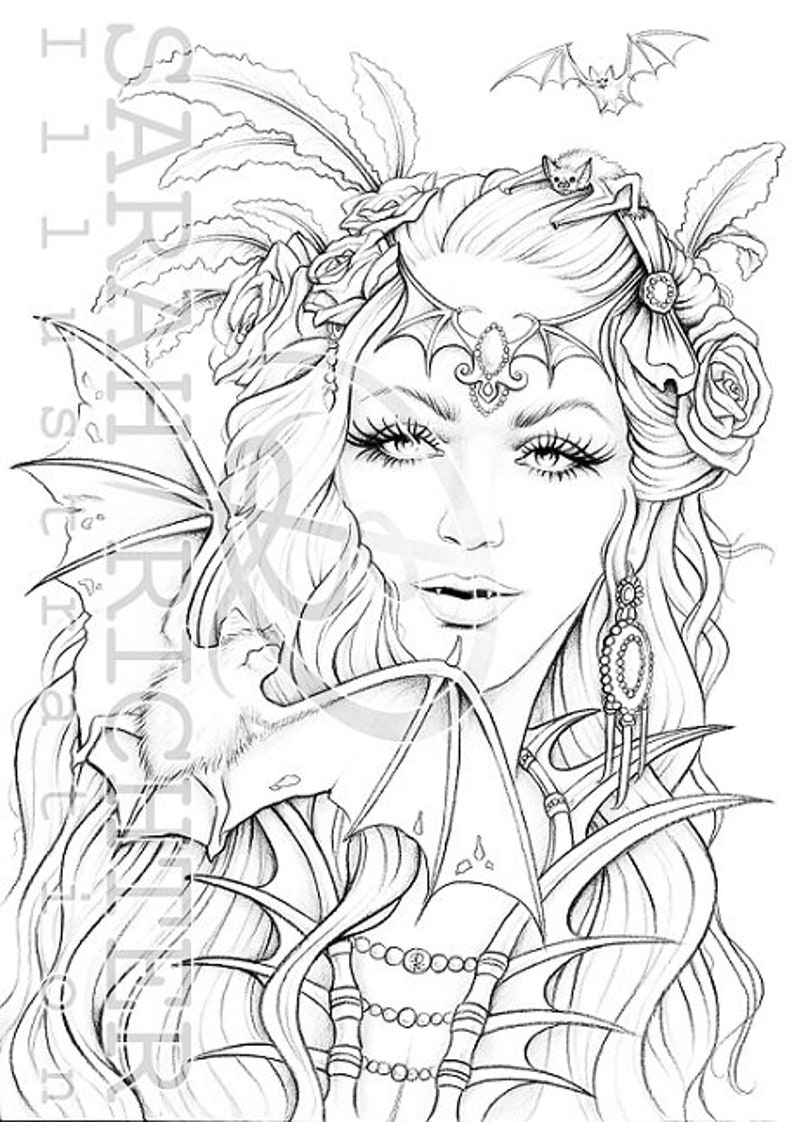 Printable Gothic Coloring Pages Printable Gothic Coloring Pages