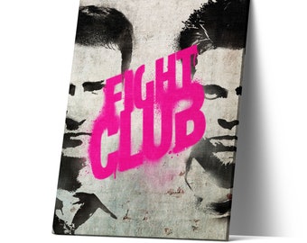 Poster Fight Club Handmade Graffiti Street Art Artwork
