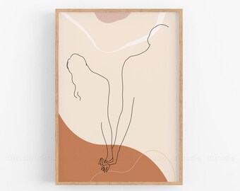 Couple Line Art Print, Holding Hands Drawing Printable, Single Line, One Line Drawing Print, Minimalist Line Art, Pink Wall Art Poster