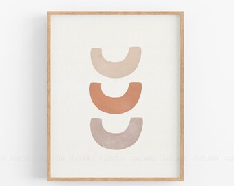 Abstract Geometric neutral  wall art, Downloadable Prints, Printable wall art, Boho decor Instant download Minimalist print Modern art