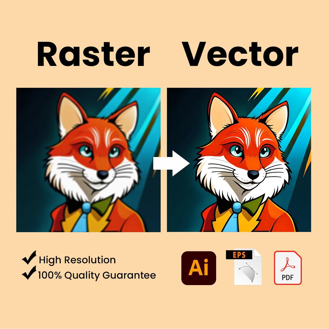 Image to Vector, Custom Vectorize Service, Vector Art Photo to SVG ...