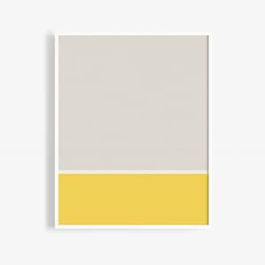 Scandinavian Gray and Yellow Art, Minimalist Poster, Abstract Gray and Yellow Print, Scandinavian Modern, Trendy Poster, Nordic Poster, Grey