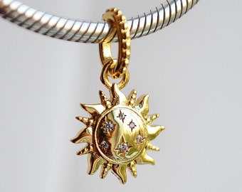 Pandora Sun Charm Etsy