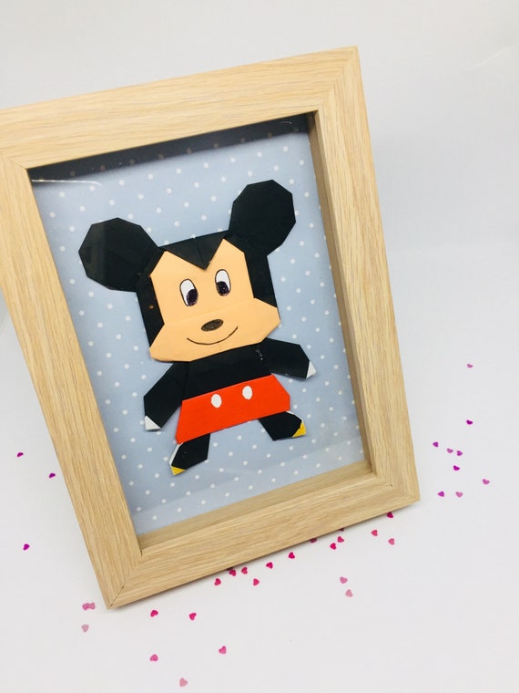 Origami Mickey Mouse