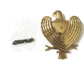 Vtg Eagle Door knocker BrassCrafters Brass Crafters Portugal 6 quot x 4 7 8 quot 1.5 lbs