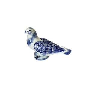 Vintage Bird Pigeon Porcelain Figurine Statue