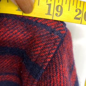 Pendleton Vintage 2 Flap Pocket 100% Virgin Wool Plaid Button Up Jacket Size M imagem 8