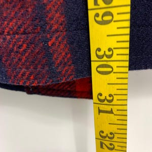 Pendleton Vintage 2 Flap Pocket 100% Virgin Wool Plaid Button Up Jacket Size M imagem 7