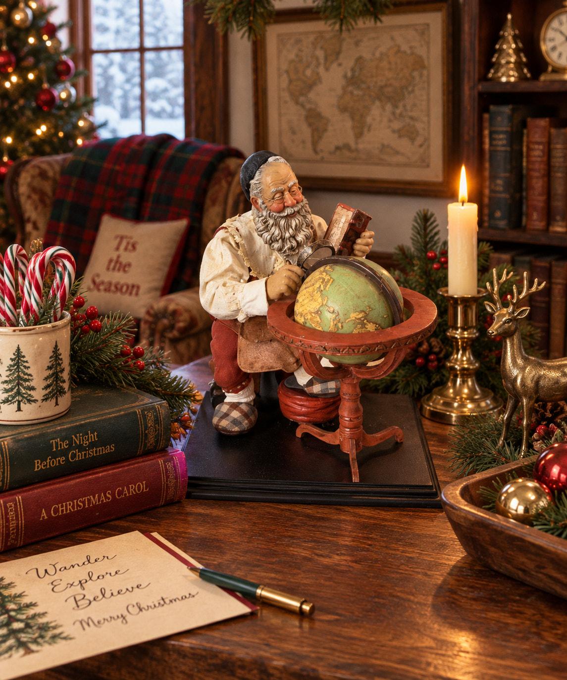 Sitting Vintage Santa - Etsy