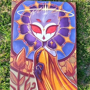 Ars Goetia - Stolas A3 Kunst - Glasmalerei - Print Poster