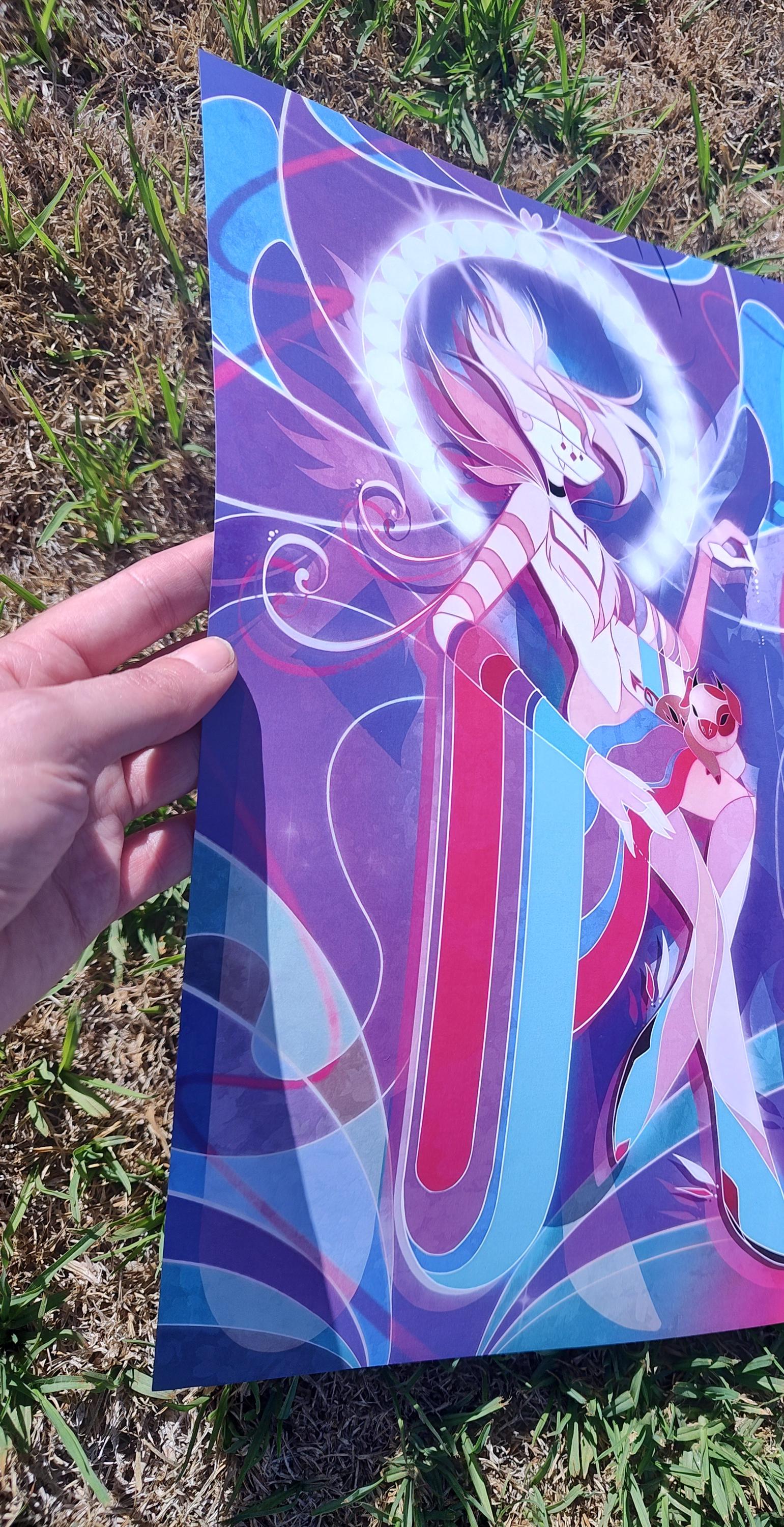 Angel - A3 Poster Print - Hazbin Hotel - Stained Glass - Etsy Australia