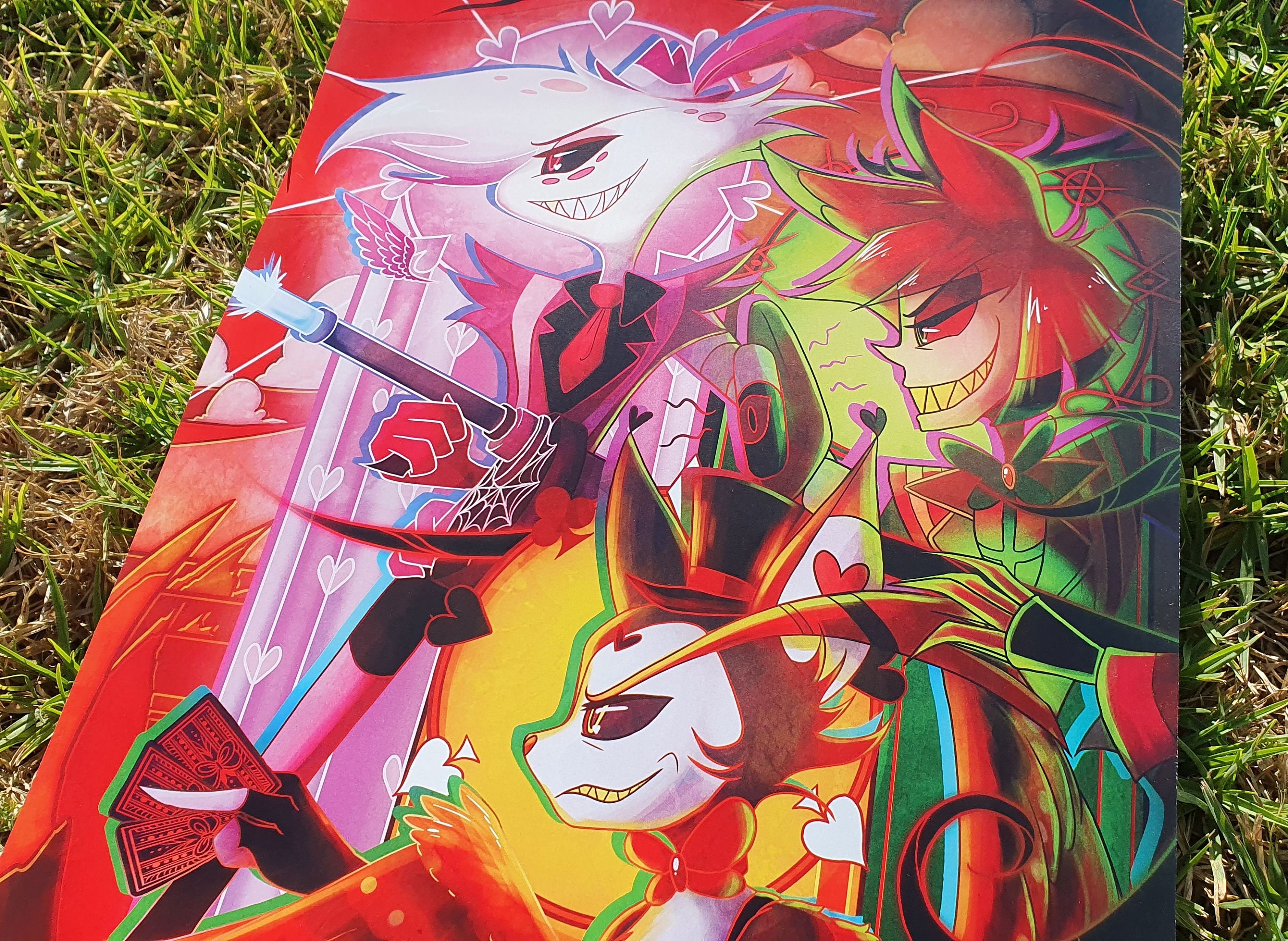 Angel Husk and Alastor - A3 Poster Print - Hazbin Hotel - Etsy