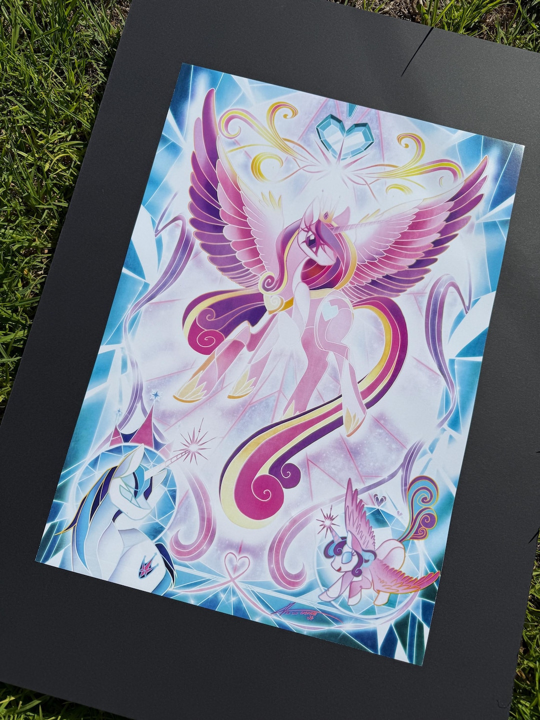 Princess Cadance Stained Glass Art Print – My Little Pony A3 Poster - Etsy