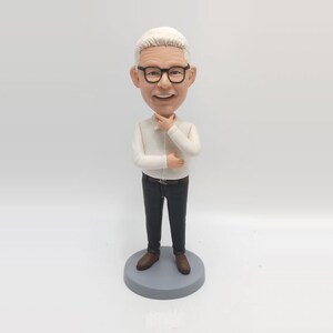 Custom Bobbleheads, Custom Grandfather Bobblehead, Custom Bobblehead For Boss, Make Your Own Bobble Head, Custom Father Action Figure
