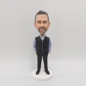 Custom Bobbleheads, Custom Grandfather Bobblehead, Custom Bobblehead For Boss, Make Your Own Bobble Head, Custom Father Action Figure