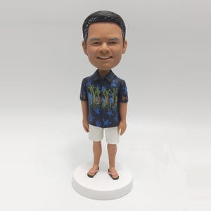Custom Bobbleheads, Custom Grandfather Bobblehead, Custom Bobblehead For Boss, Make Your Own Bobble Head, Custom Father Action Figure