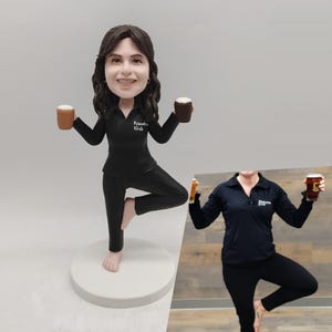 Custom Female Bobblehead: Personalized Action Figure Gift