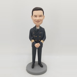 9-inch soldier  Policemen Bobbleheads, Custom Police Officer Bobblehead, Personalized Bobbleheads, Custom Sheriff, Prosecutor Bobbleheads