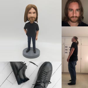 Custom Bobblehead Figurine: Personalized Clay Sculpture Gift
