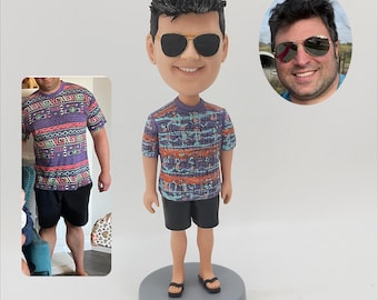 Custom bobblehead,personalized romantic gift for him,bobblehead gifts for husband,best anniversary,Christmas gifts for him,bobblehead custom