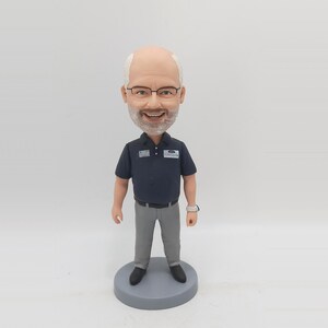 Custom Man Bobbleheads,Personalized Boyfriend Bobblehead,Custom Husband Bobbleheads,Custom Father Bobblehead,Custom Boss Bobblehead